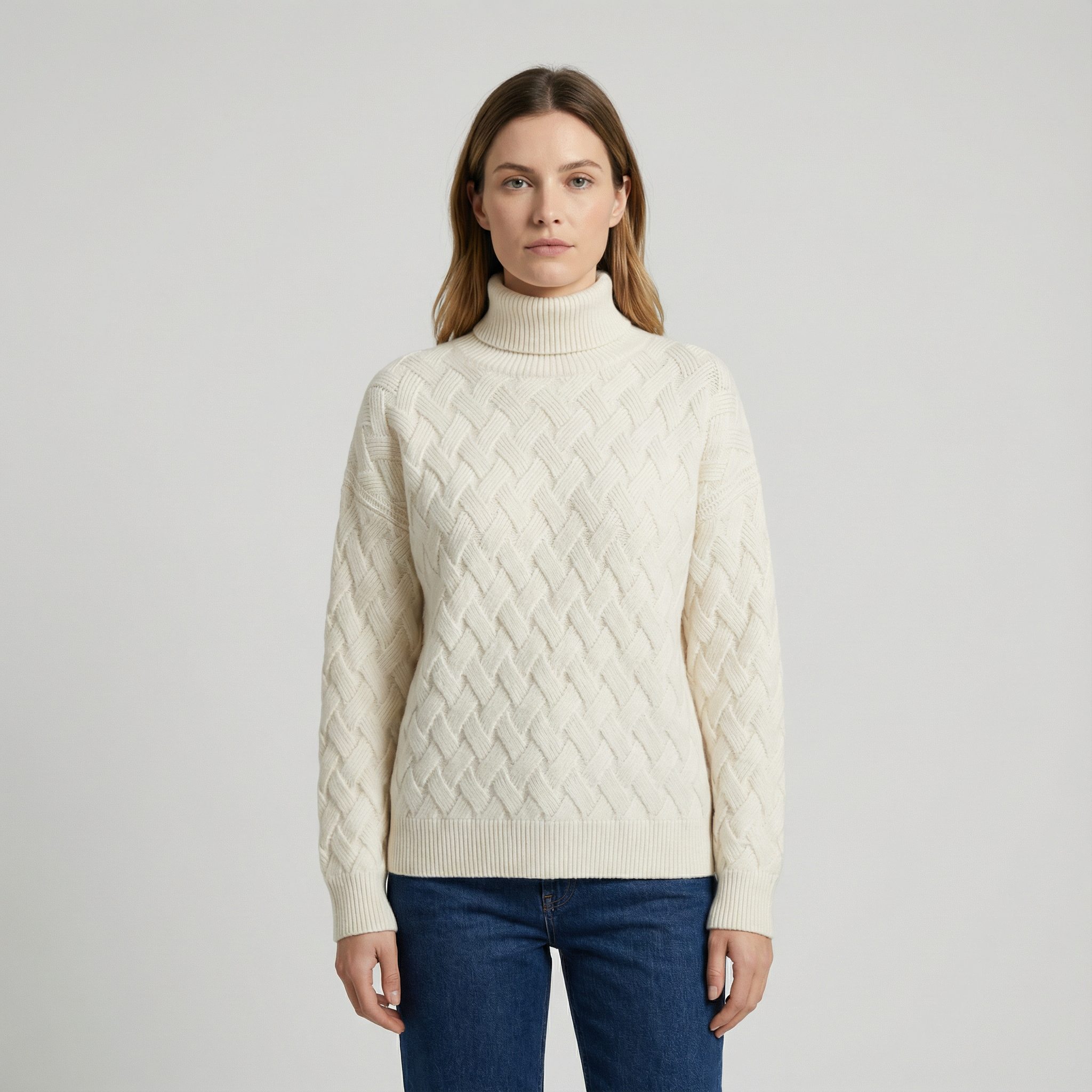 High Neck Warm Sweater for Women